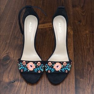 floral heels